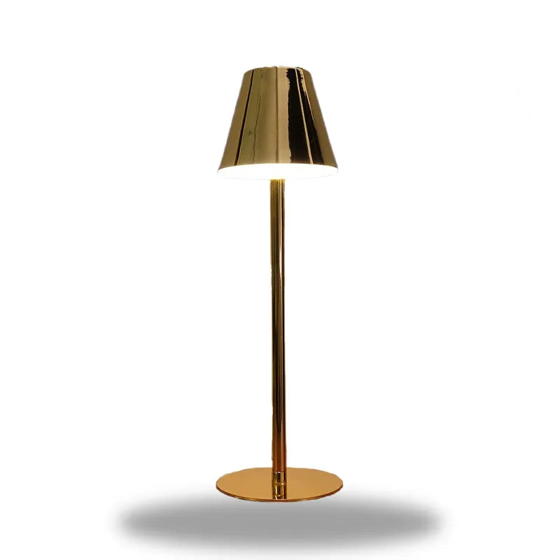 lampe de chevet metal dore