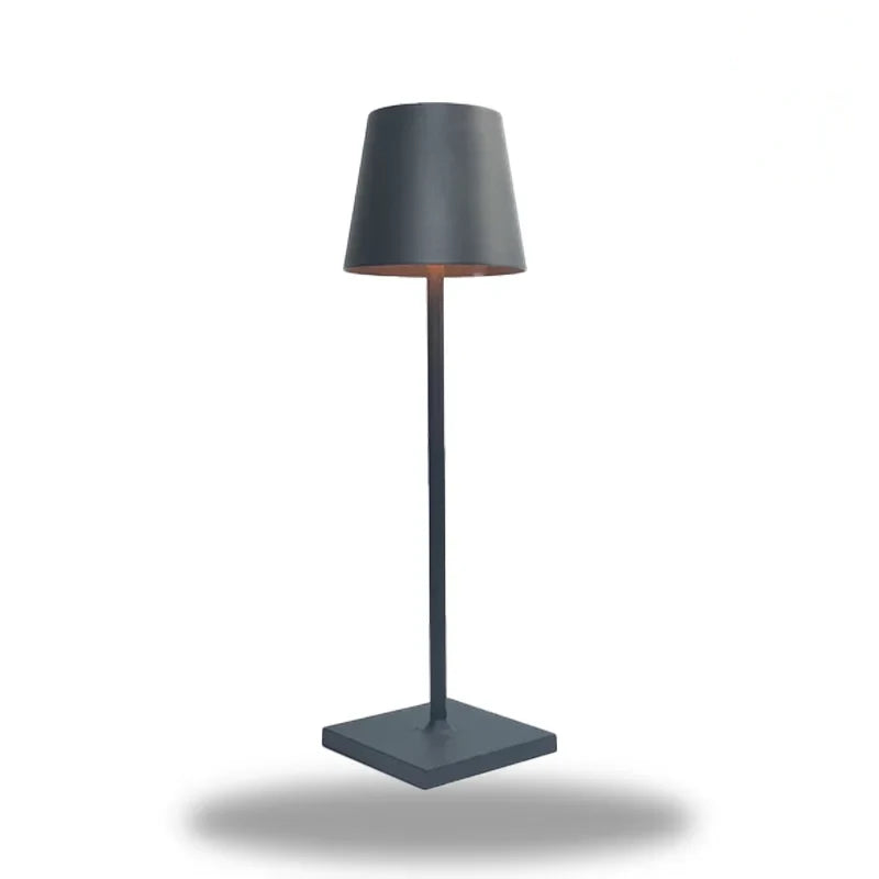 lampe de chevet metal noir