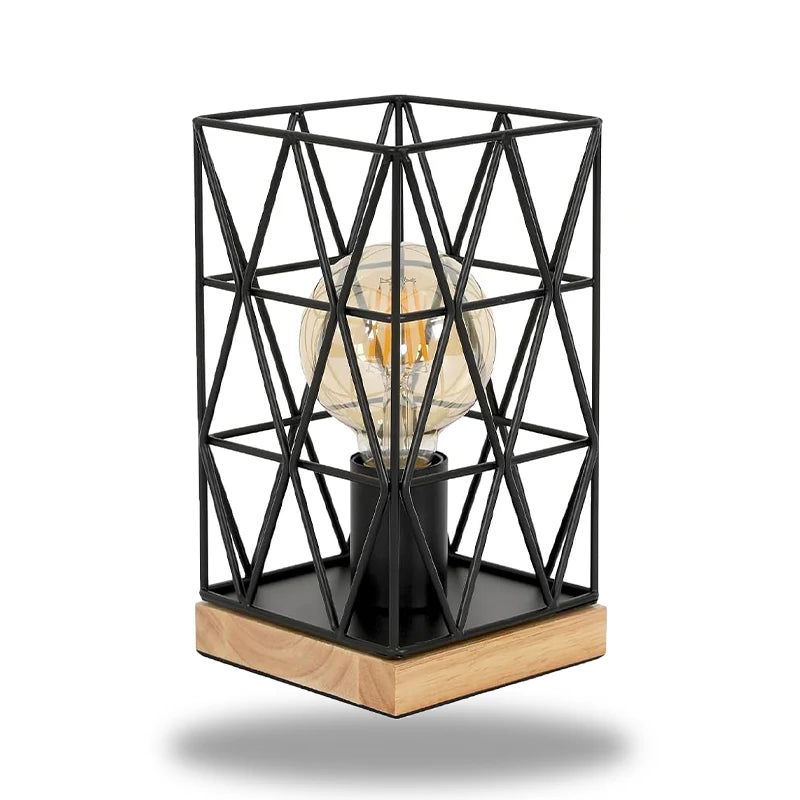 lampe de chevet metal noir