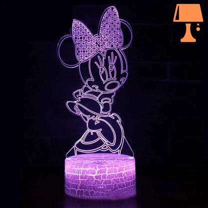 lampe de chevet minnie mouse design