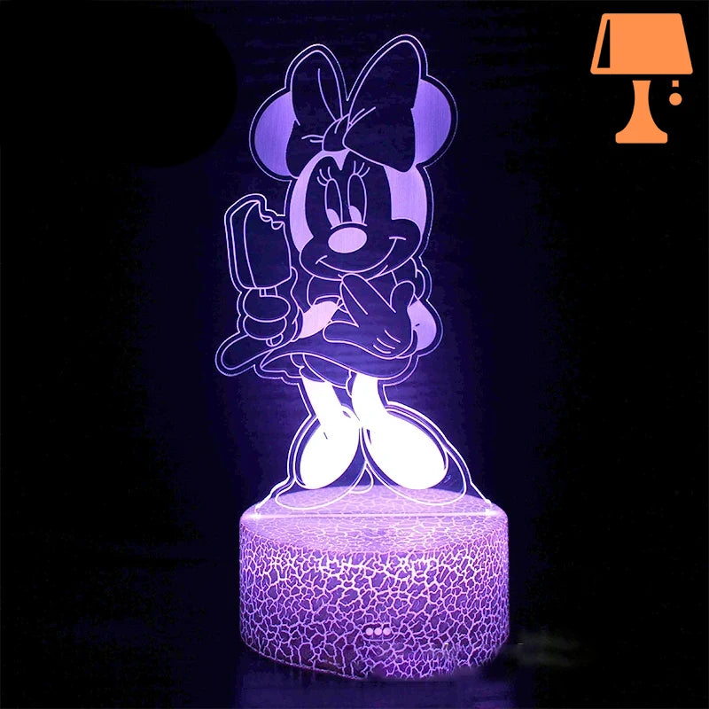 lampe de chevet minnie mouse originale