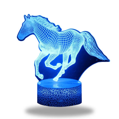 Lampe de Chevet Motif Cheval