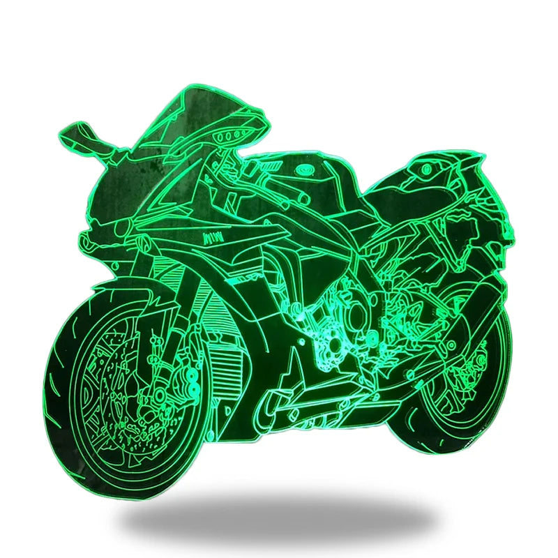 lampe de chevet moto cross design