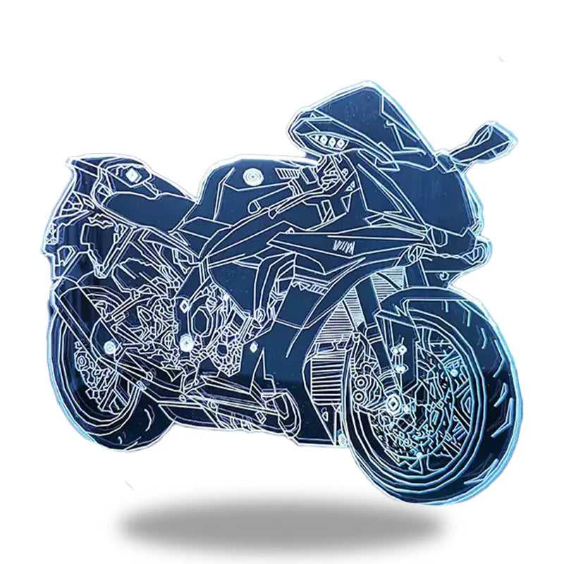 lampe de chevet moto design