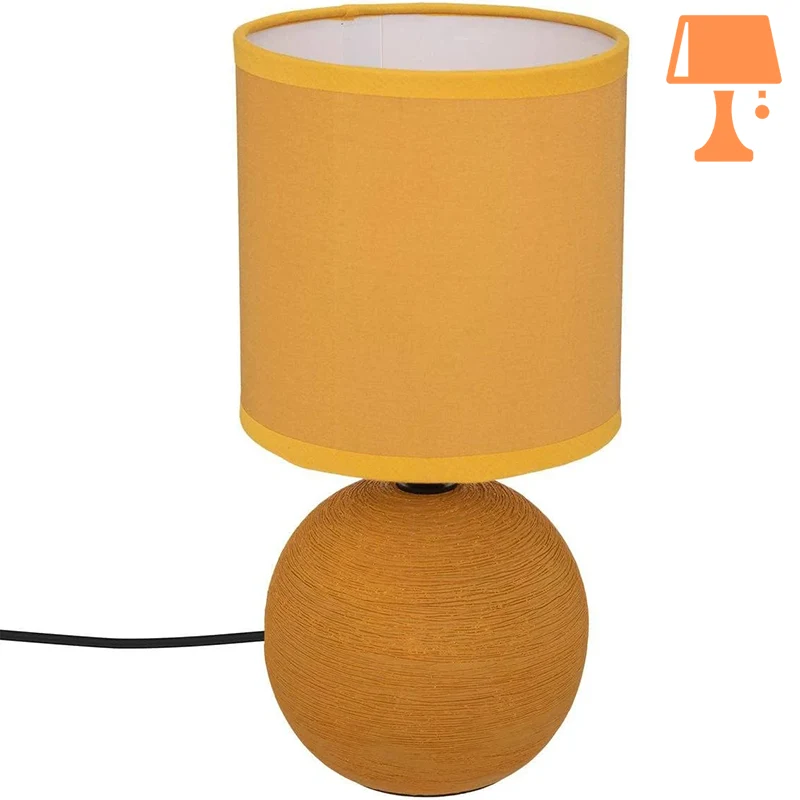 lampe de chevet moutarde design