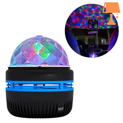 lampe de chevet multicolore aquatique