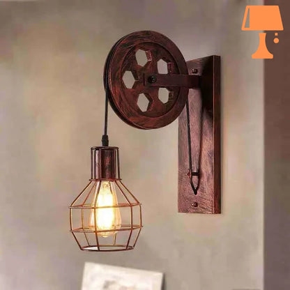 lampe de chevet mur bois