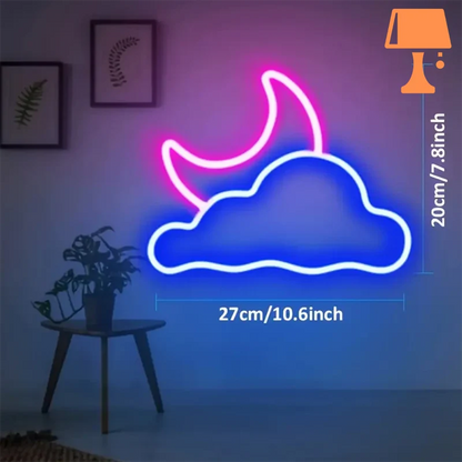 lampe de chevet neon mesure