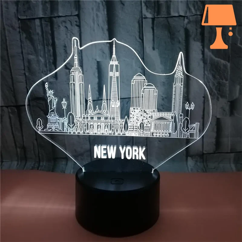 lampe de chevet new york tactile ville