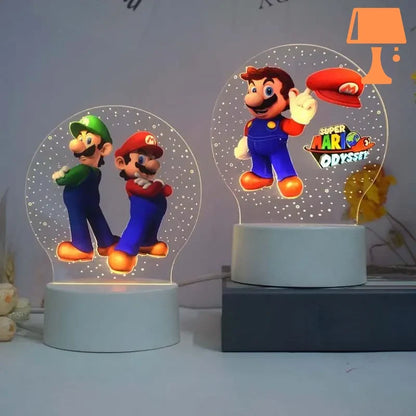 lampe de chevet nintendo design