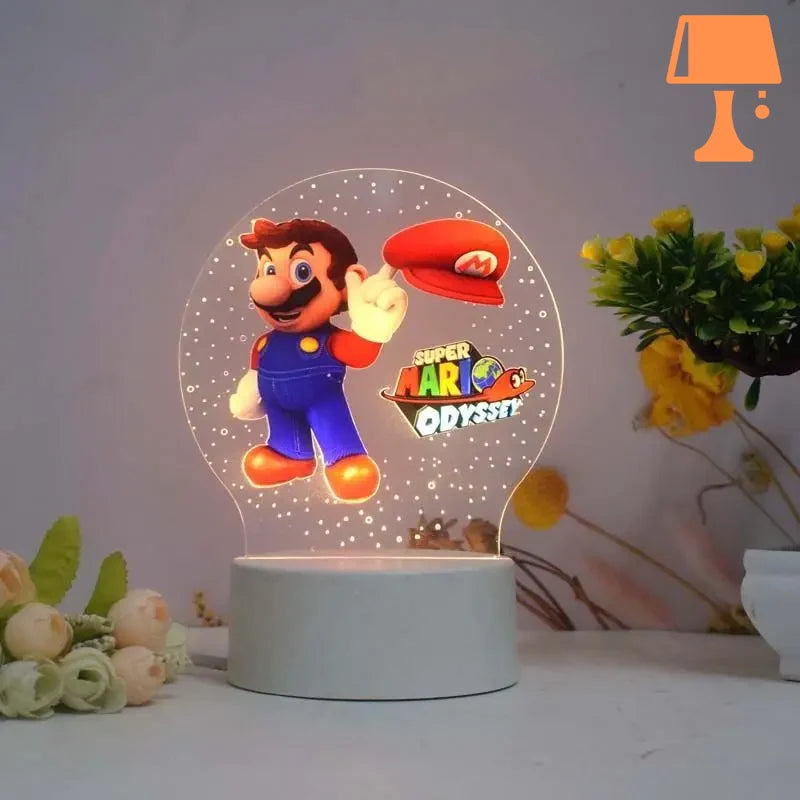 lampe de chevet nintendo super mario