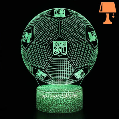 lampe de chevet olympique lyonnais design