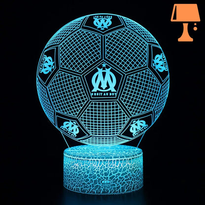 lampe de chevet om bleu foot