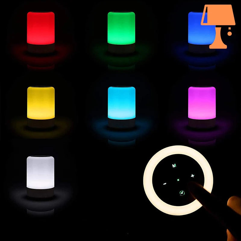 lampe de chevet one touch couleur