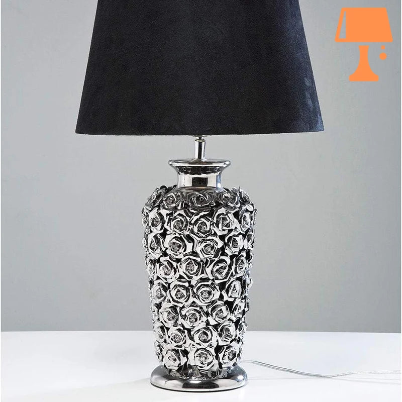 lampe de chevet or et argent design