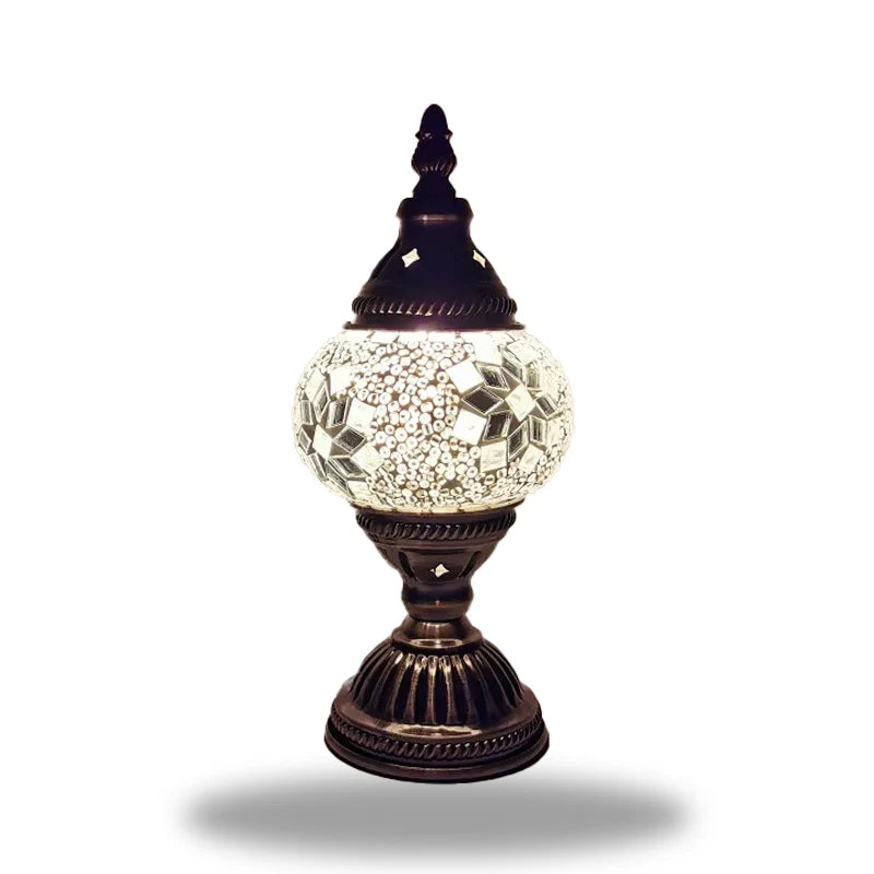 Lampe de Chevet Orientale Blanche