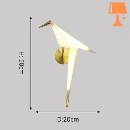 lampe de chevet origami style a