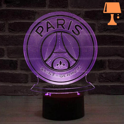 lampe de chevet paris saint germain violet