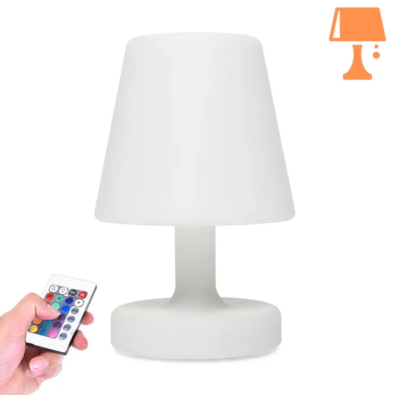 lampe de chevet plastique télécommandée