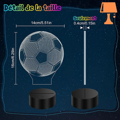 lampe de chevet petit garcon ballon mesure