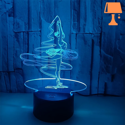 lampe de chevet petite fille danse