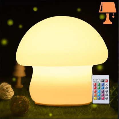 lampe de chevet petite taille champignon télécommandé