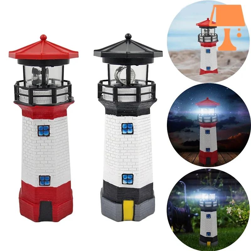 lampe de chevet phare marin couleur