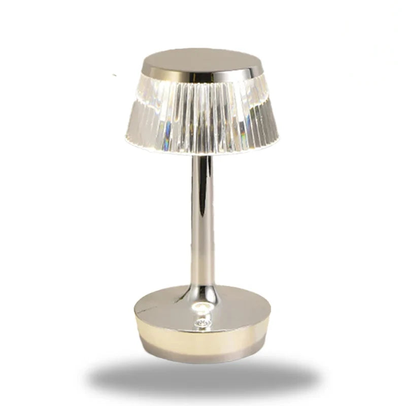 lampe de chevet pied argent