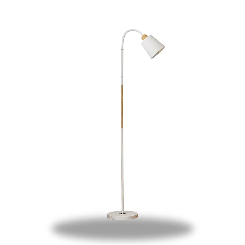 Lampe de Chevet Pied Métal Blanc