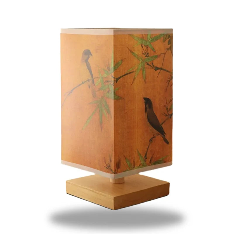 lampe de chevet pied bois