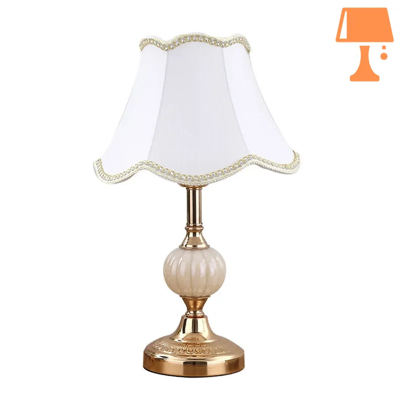 lampe de chevet pied verre vintage design