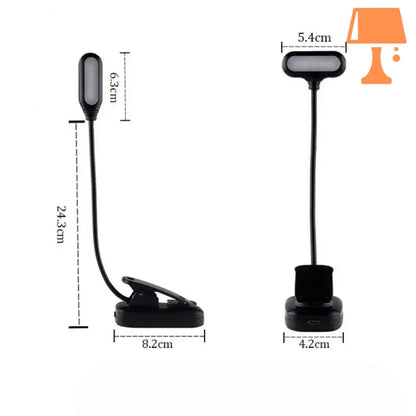 Lampe de Chevet Pince LED Taille