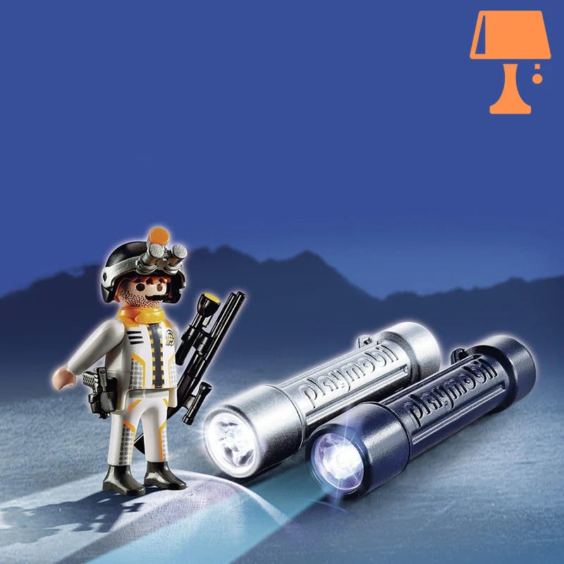 lampe de chevet playmobil allumée