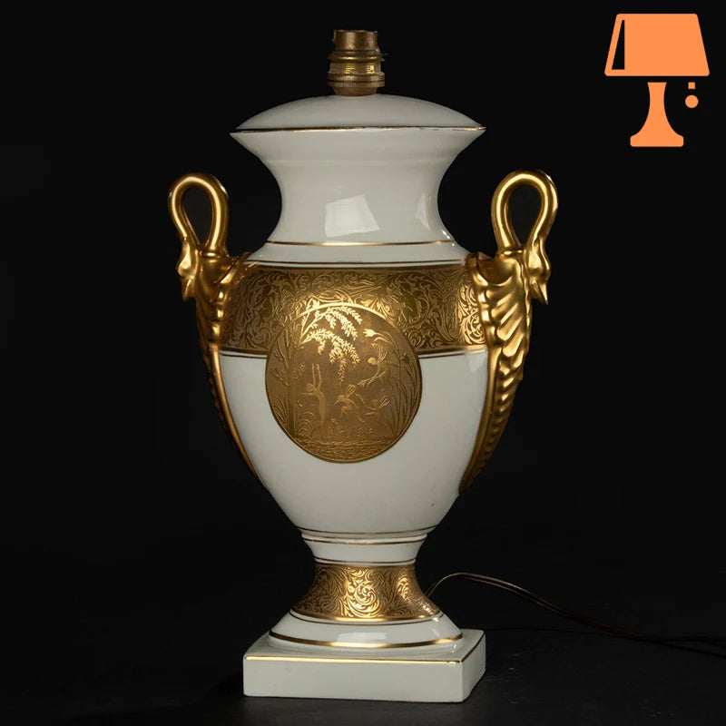 lampe de chevet porcelaine de limoges design