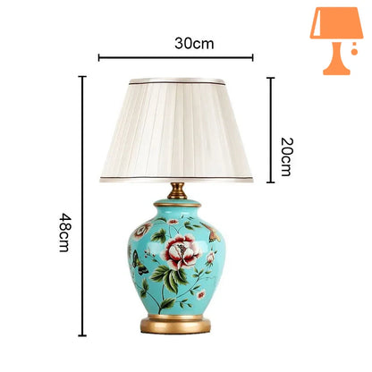 lampe de chevet porcelaine design