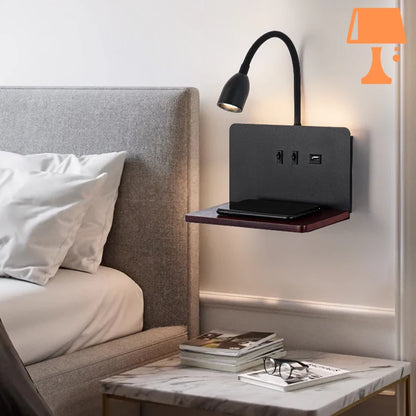 lampe de chevet port usb chambre