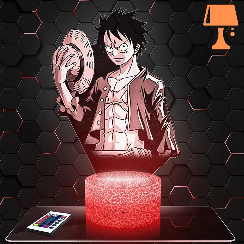 lampe de chevet pour ado luffy