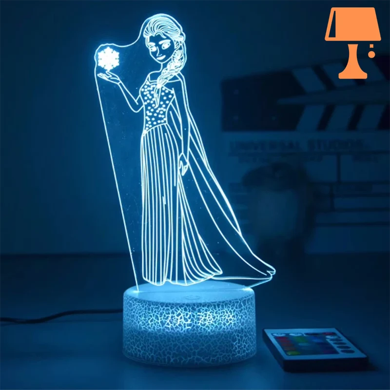 lampe de chevet princesse disney originale