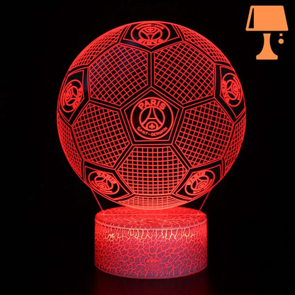 lampe de chevet psg rouge