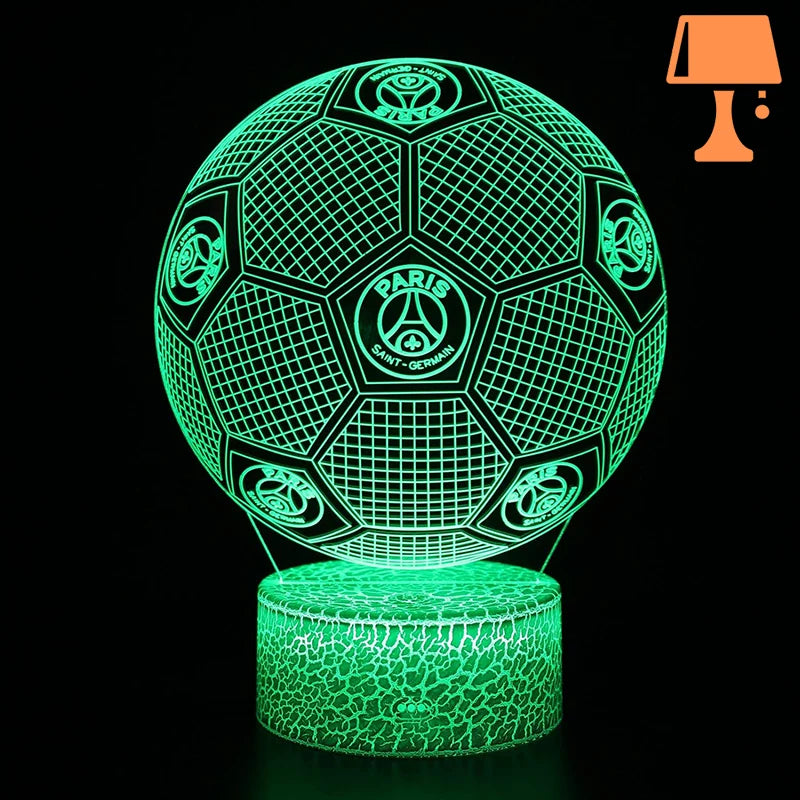 lampe de chevet psg vert