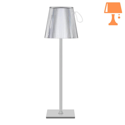 lampe de chevet qui s'allume au toucher blanc