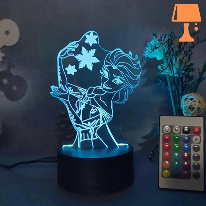 lampe de chevet reine des neiges 2 originale