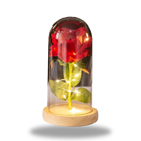 lampe de chevet romantique rose eternelle