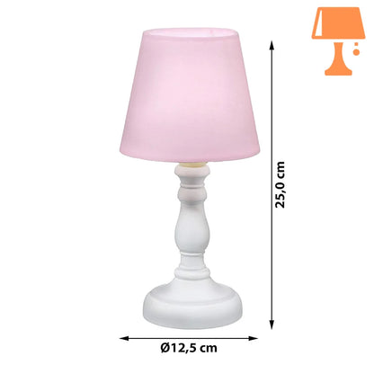 lampe de chevet rose fushia mesure