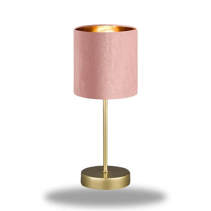 lampe de chevet rose poudré