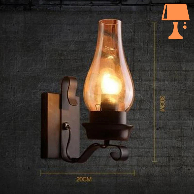 lampe de chevet rustique mesure