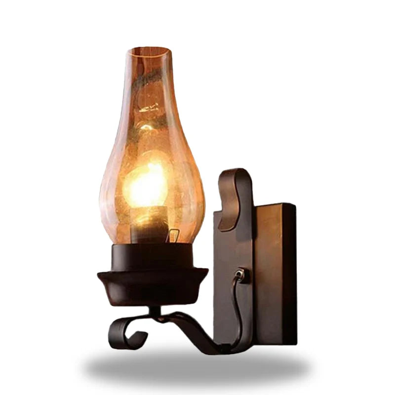 lampe de chevet rustique