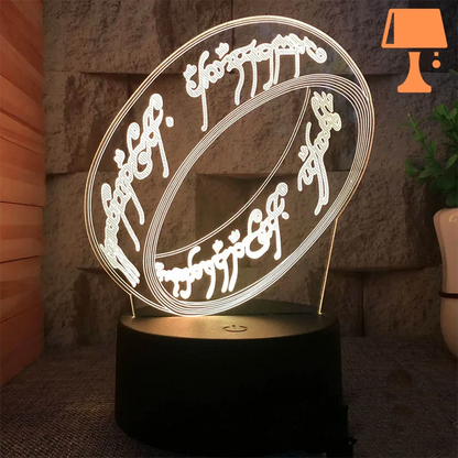 Lampe de Chevet Seigneur des Anneaux 3d