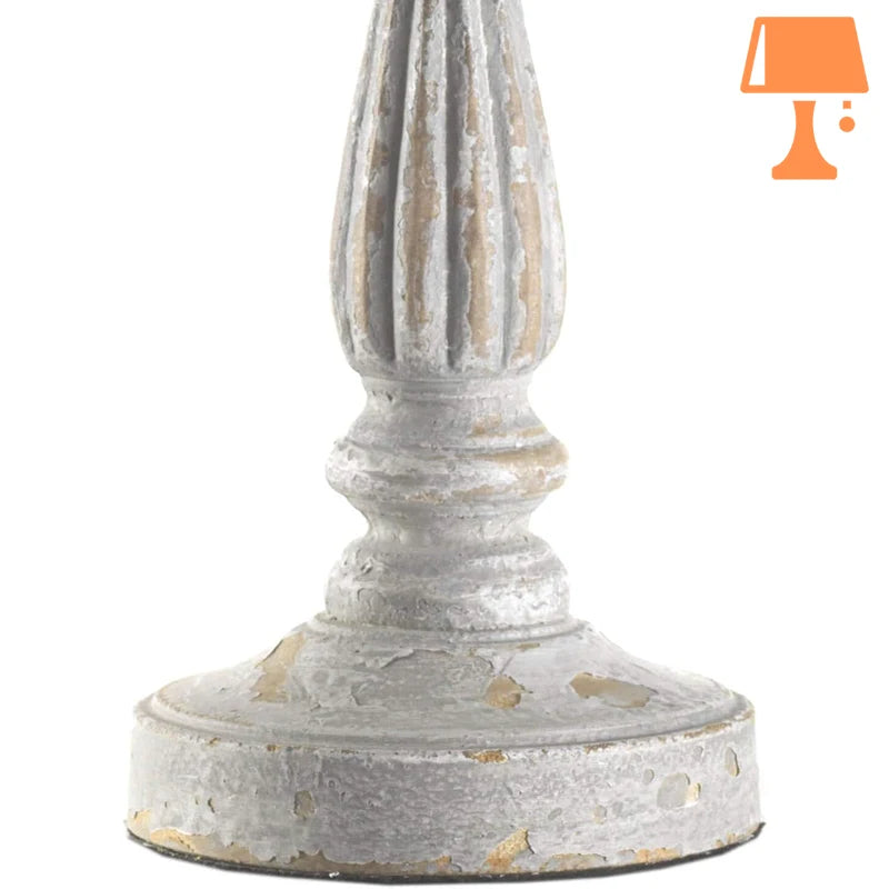 lampe de chevet shabby chic pied