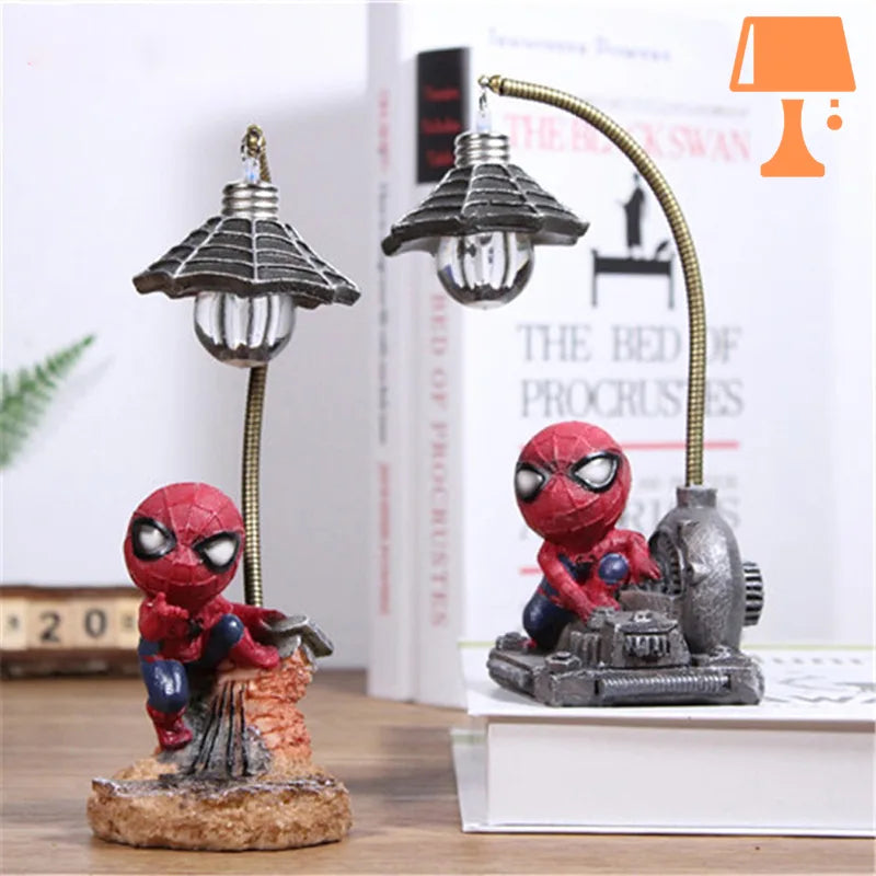 lampe de chevet spider man design